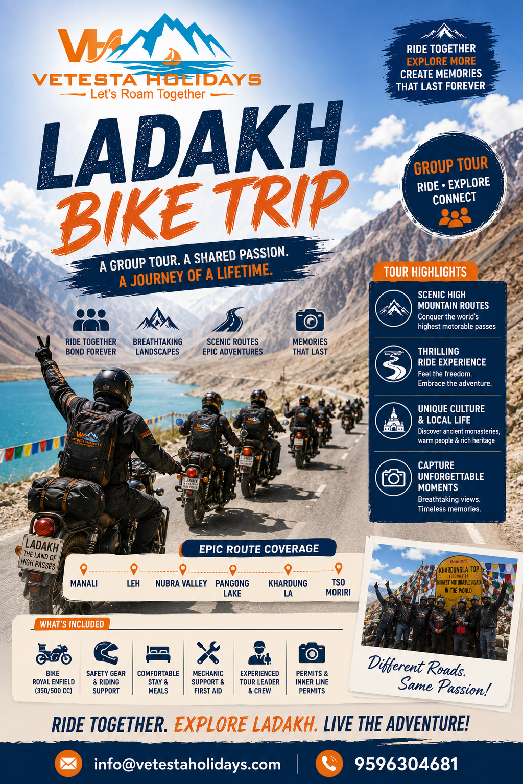 Leh Ladakh Bike Expedition – 6 Nights / 7 Days